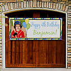 Alternate image 2 for Party Stripe Photo Birthday Banner