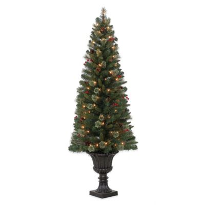 tree urn lit pre christmas foot bath beyond bed trees bedbathandbeyond discontinued