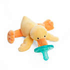 Alternate image 2 for WubbaNub&trade; Size 0-6M Baby Duck Infant Pacifier in Orange/Yellow