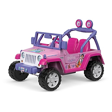 Fisher-Price&reg; Power Wheels&reg; Disney&reg; Princess Jeep&reg; Wrangler in Pink. View a larger version of this product image.