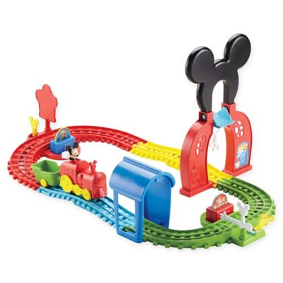 mickey mouse clubhouse train track set