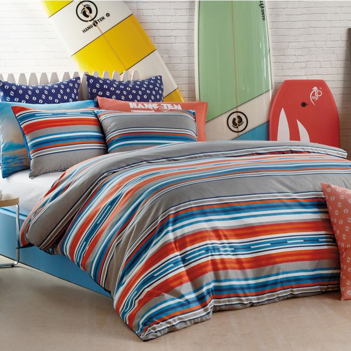Hang Ten Surfer Stripe Comforter Set Bed Bath Beyond