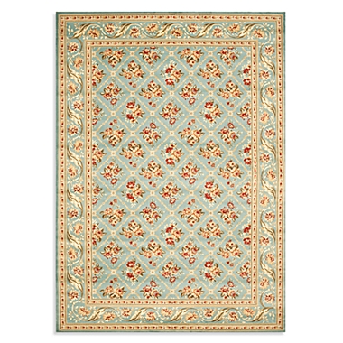 Safavieh Lyndhurst Floral Bouquet 8-Foot x 11-Foot Room Size Rug in Blue. View a larger version of this product image.