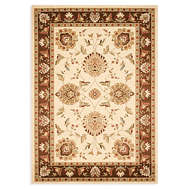 Safavieh Lyndhurst Flower Palmette 5-Foot-Foot 3-Inch x 7-Foot 6-Inch Room Size Rug in Ivory. View a larger version of this product image.