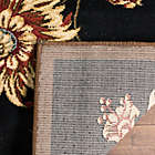 Alternate image 3 for Safavieh Lyndhurst Flower and Vine Room Size 8-Foot x 11-Foot Room Size Rug in Black