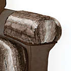 Alternate image 3 for Smart Fit 3-Piece Faux Fur Recliner Cover in Brown Ombre