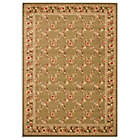 Alternate image 0 for Safavieh Lyndhurst Flower and Vine 5-Foot 3-Inch x 7-Foot 6-Inch Room Size Rug in Green