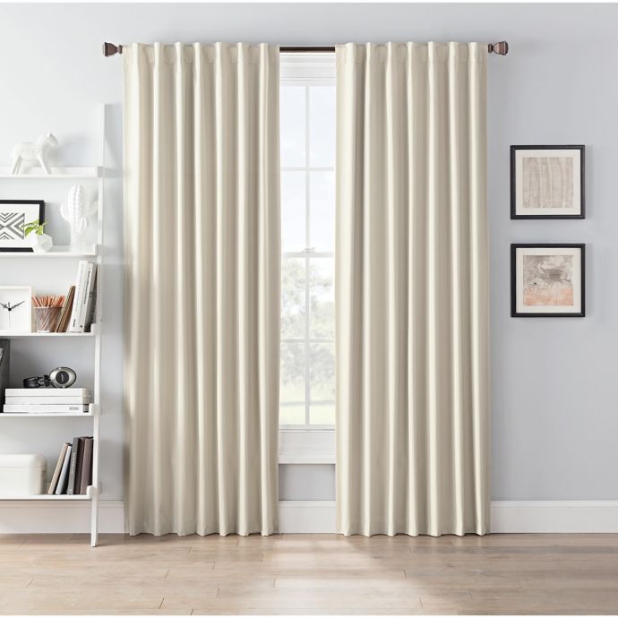 Buy SmartBlock™ Chroma 72-Inch Back Tab Blackout Window Curtain Panel