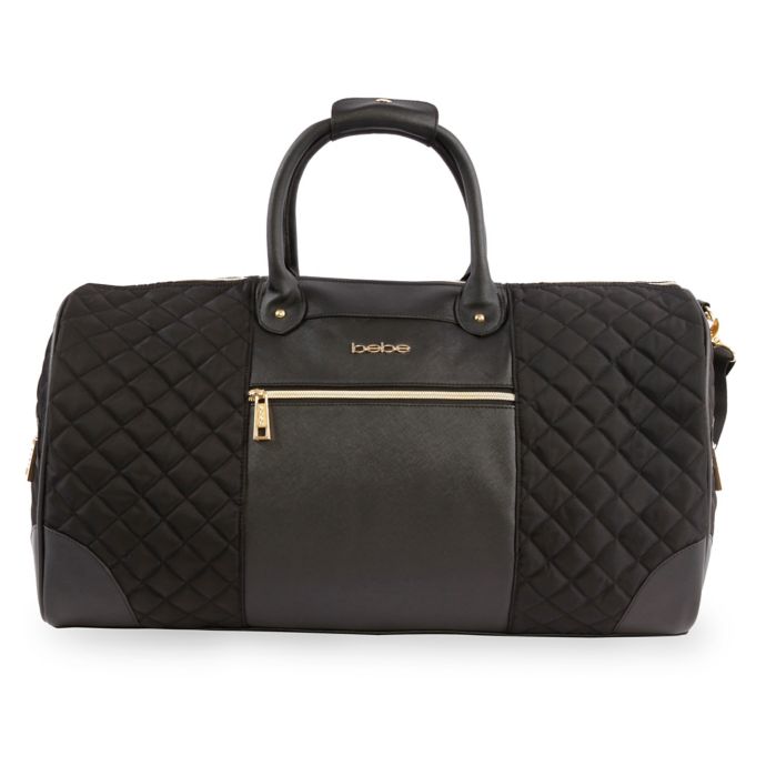 Bebe Mandy Weekend Travel Duffle Bag In Black Bed Bath Beyond