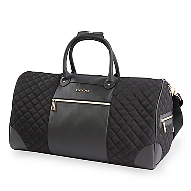 bebe Mandy Weekend Travel Duffle Bag in Black. View a larger version of this product image.
