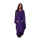 Alternate image 0 for THROWBEE by Kona Benellie&reg; Luxury Throw Blanket/Poncho in Purple