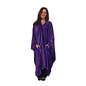 THROWBEE by Kona Benellie&reg; Luxury Throw Blanket/Poncho in Purple