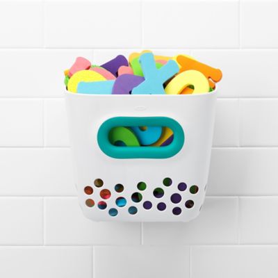 oxo stand up bath toy bin