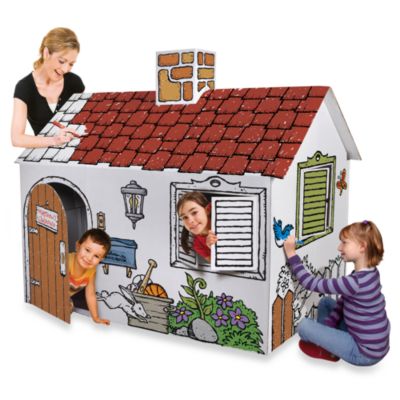 discovery kids cardboard house