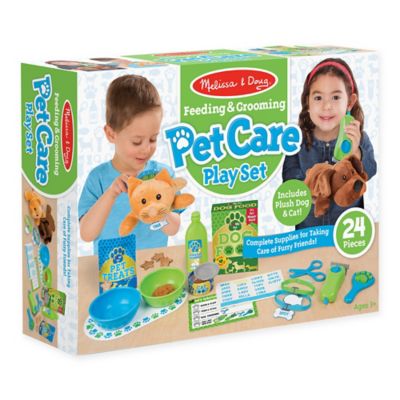 melissa and doug deluxe pet care playset