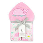 Alternate image 1 for Just Born&reg; Under the Sea Hooded Towel in Pink