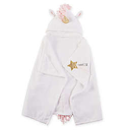 Mud Pie® Unicorn Hooded Towel in White