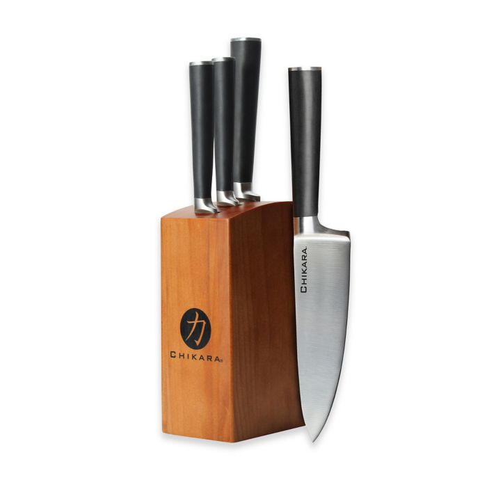 ginsu knife set with block