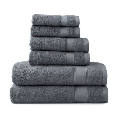 Wamsutta® 6-Piece Hygro® Duet Bath Towel Set | Bed Bath ...