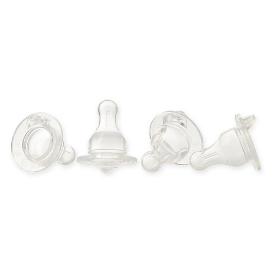 Alternate image 1 for Evenflo® Vented + Proflo 4-Pack Standard-Neck Nipples in Clear