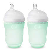 Olababy&reg; GentleBottle 2-Pack 8 fl. oz. Silicone Wide-Neck Baby Bottles