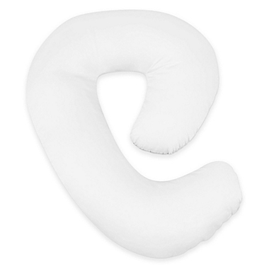 Leachco&reg; Snoogle&reg; Mini Supreme Side Sleeper Pillow in Soothing White. View a larger version of this product image.
