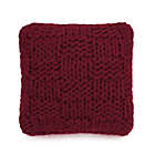 Alternate image 1 for UGG&reg; Layne Chunky Knit Button Throw Pillow in Redwood