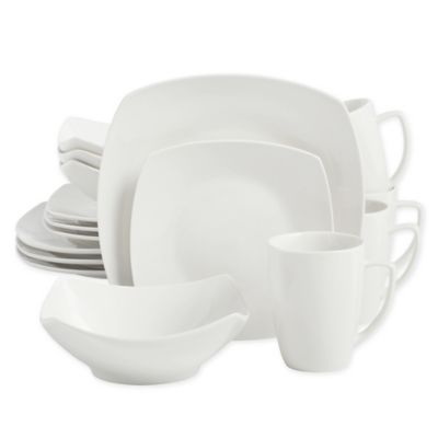 white porcelain dinnerware