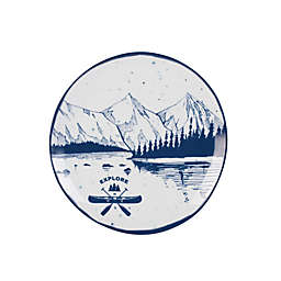 Everyday White® by Fitz and Floyd® Lake "Explore" Accent Plate