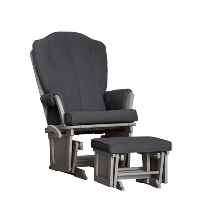 Baby Cache Vienna Glider And Ottoman In Dark Grey Bed Bath Beyond