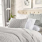 Alternate image 2 for Ombre Honeycomb 3-Piece Reversible Full/Queen Comforter Set in Grey