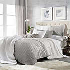 Alternate image 4 for Ombre Honeycomb 3-Piece Reversible Full/Queen Comforter Set in Grey