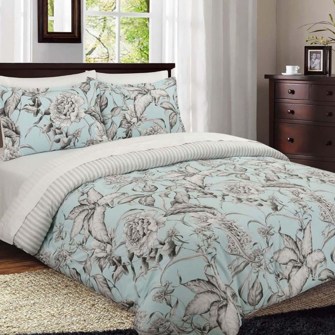 nouvelle home sketch floral comforter se