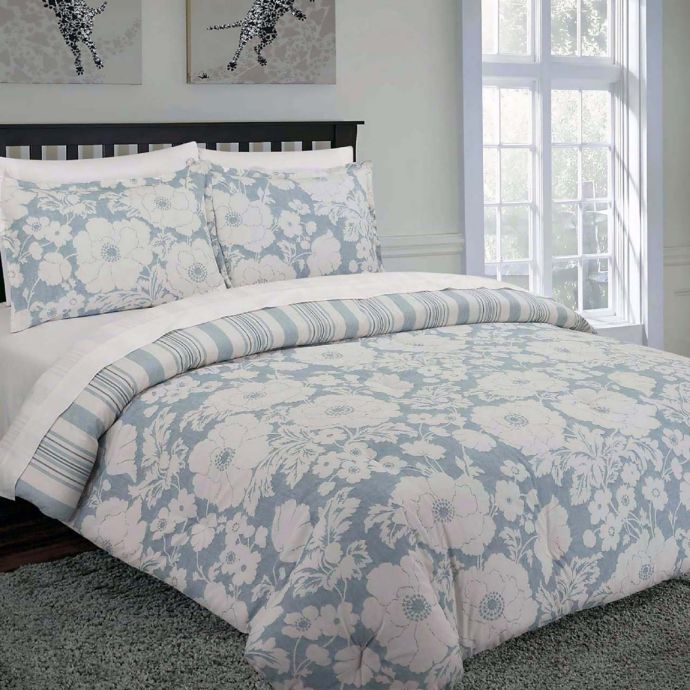 nouvelle home chambray floral bedding collectio