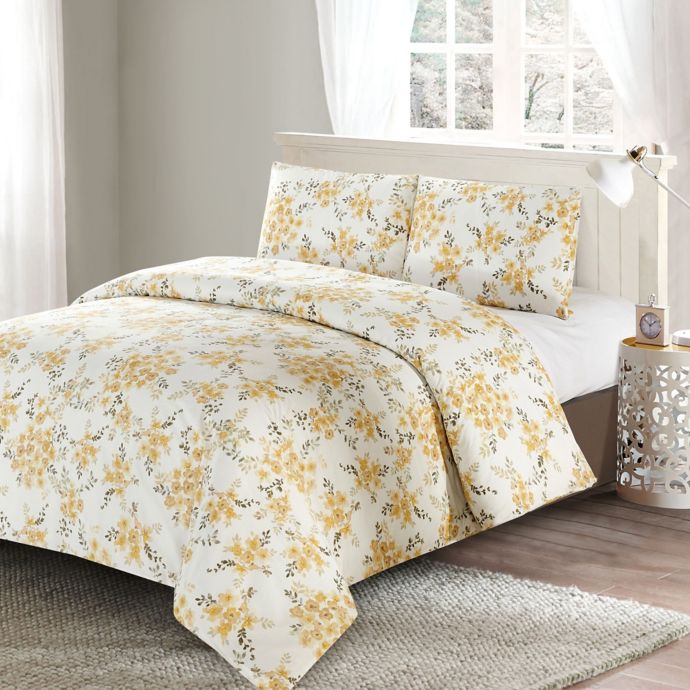 Style Quarters Savanah Floral Duvet Cover Set Bed Bath And