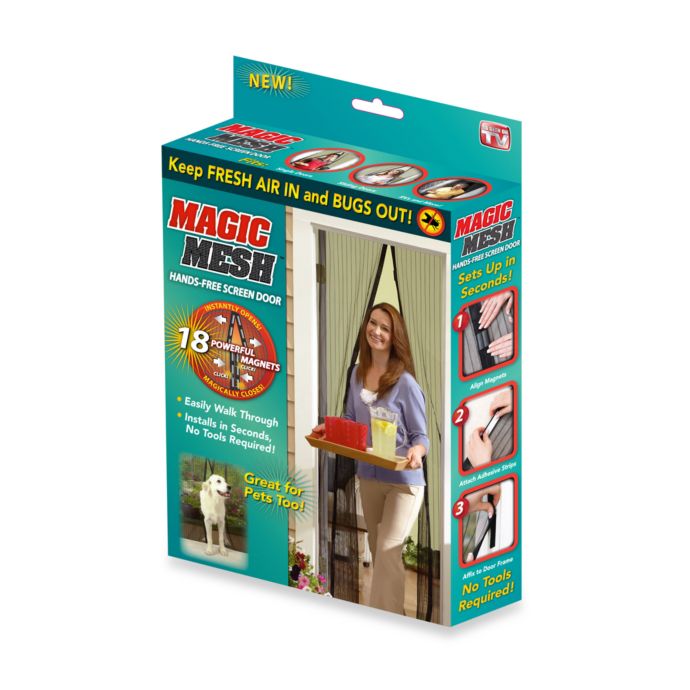 Magic Mesh Instant Magnetic Screen Door Bed Bath Beyond