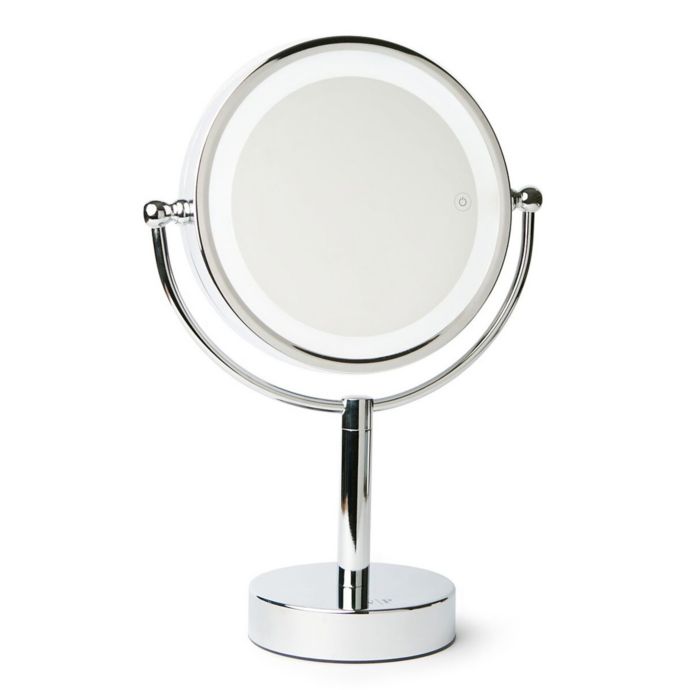 Buy Vanity Planet Gleam Dual-Sided LED Magnifying Mirror from Bed Bath