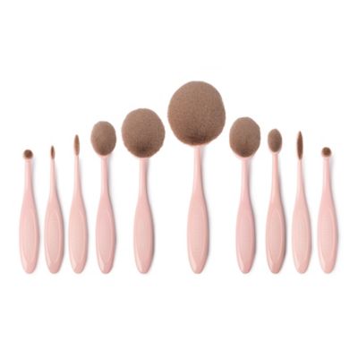 oval cosmetic brushes