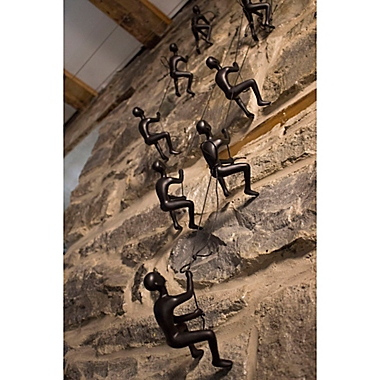 5 Piece Climbing Sculpture Wall Art Gift For Home Decor Interior 