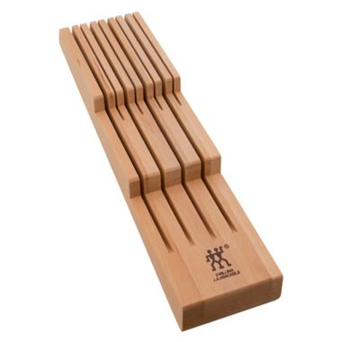ZWILLING&reg; 8-Slot In-Drawer Knife Organizer in Light Brown. View a larger version of this product image.