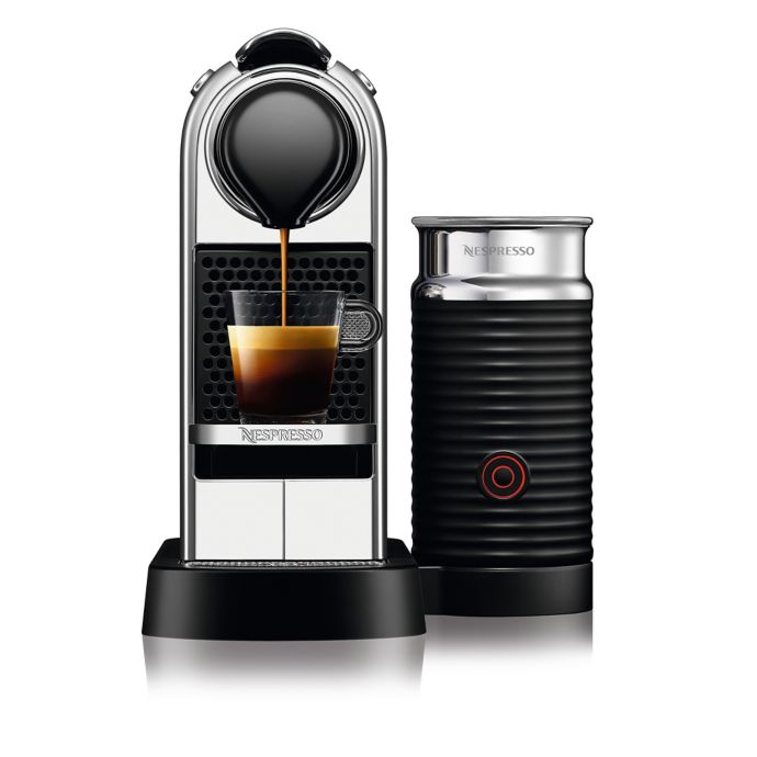 Nespresso® by Delonghi CitiZ Espresso Maker Bundle with Aeroccino ...