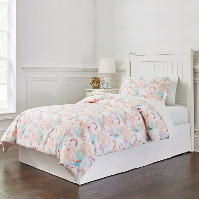 unicorn bedding set and curtains