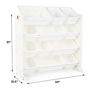 Tot Tutors Cambridge Toy Organizer in White. View a larger version of this product image.