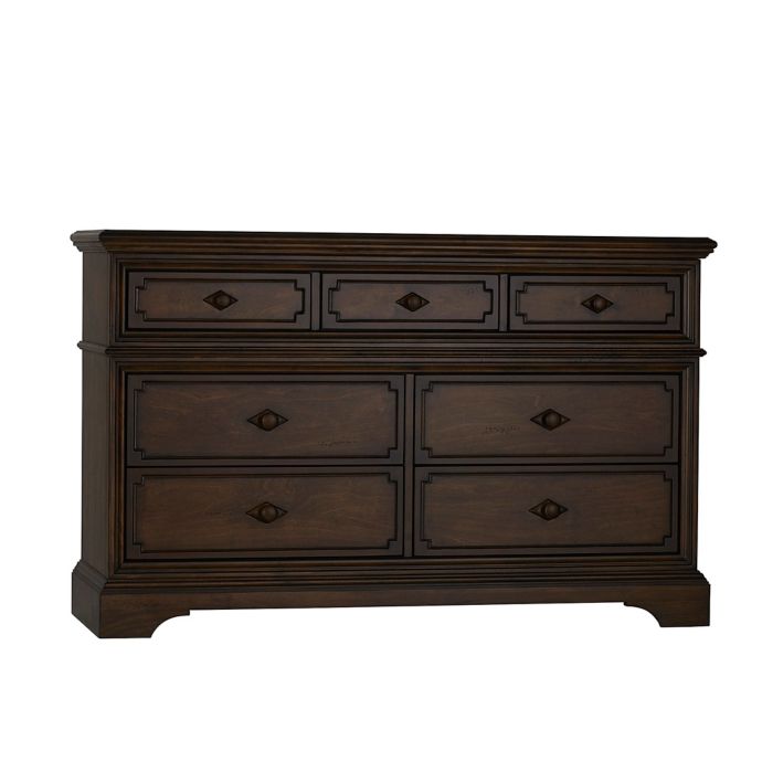 Biltmore Amherst 7 Drawer Dresser In Burnt Oak Buybuy Baby