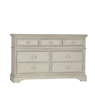Kingsley Amherst 7-Drawer Dresser in Antique White. View a larger version of this product image.
