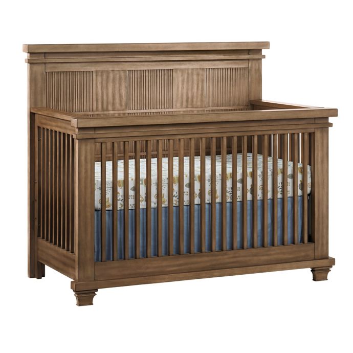 Soho Baby Mayfield 4 In 1 Convertible Crib In Amber Brown Bed