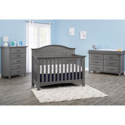 light gray nursery furniture