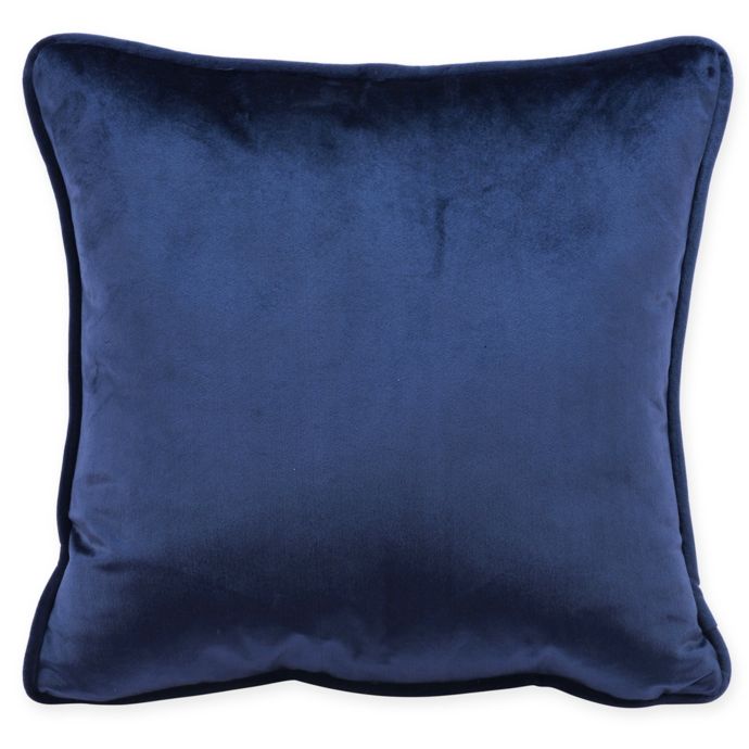 Velvet Square Decorative Pillow Bed Bath Beyond