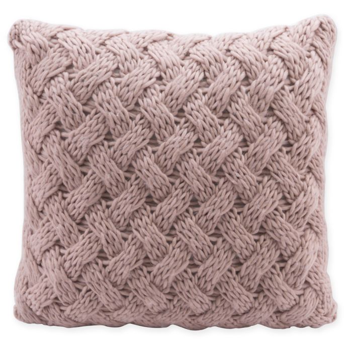 Irma Sweater Knit Square Decorative Pillow Bed Bath Beyond