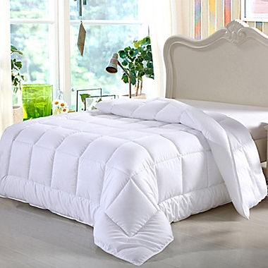 Swiss Comforts All Season Down Alternative Full/Queen Comforter in White. View a larger version of this product image.